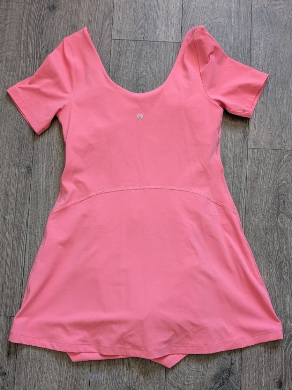 81. 💖 Lululemon Pink Active Mini Dress with Built-In Shorts 💖
